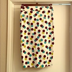 Bettie Page Bubble Print Skirt